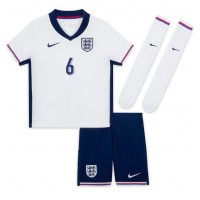 England Marc Guehi #6 Replica Home Minikit Euro 2024 Short Sleeve (+ pants)
